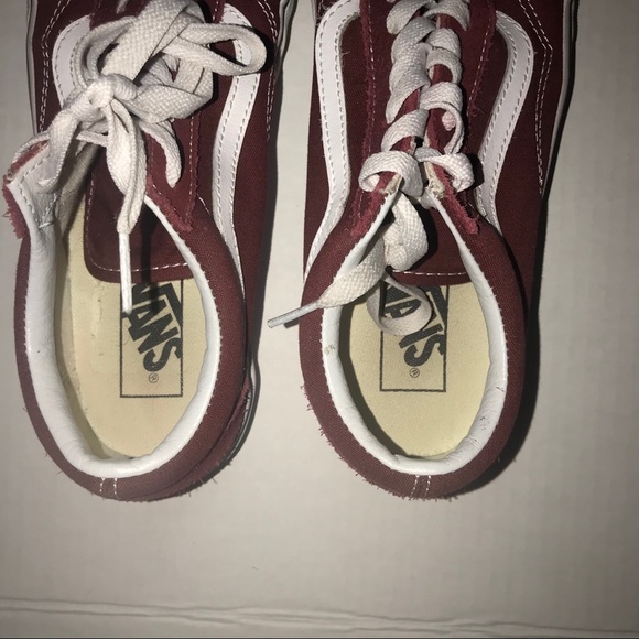 Vans maroon size 6.0 mens in used condition - Picture 5 of 6